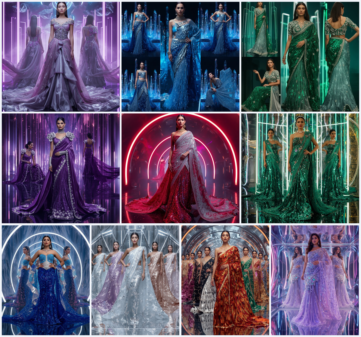 10+ Portrait Fancy Saree AI Prompts for Close-Up DP Photos with Soft Aesthetics via Gemini, Grok, and ChatGPT - Main Thumbnail