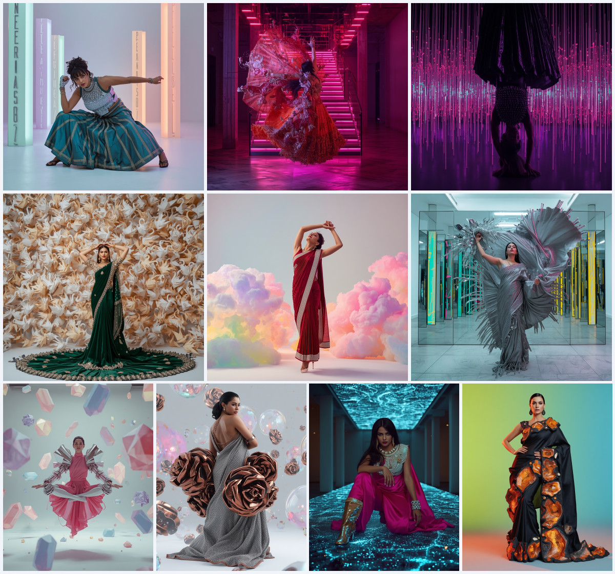 10+ Saree AI Prompts for Festival to Create Bright Traditional Photos with Colorful Ethnic Style