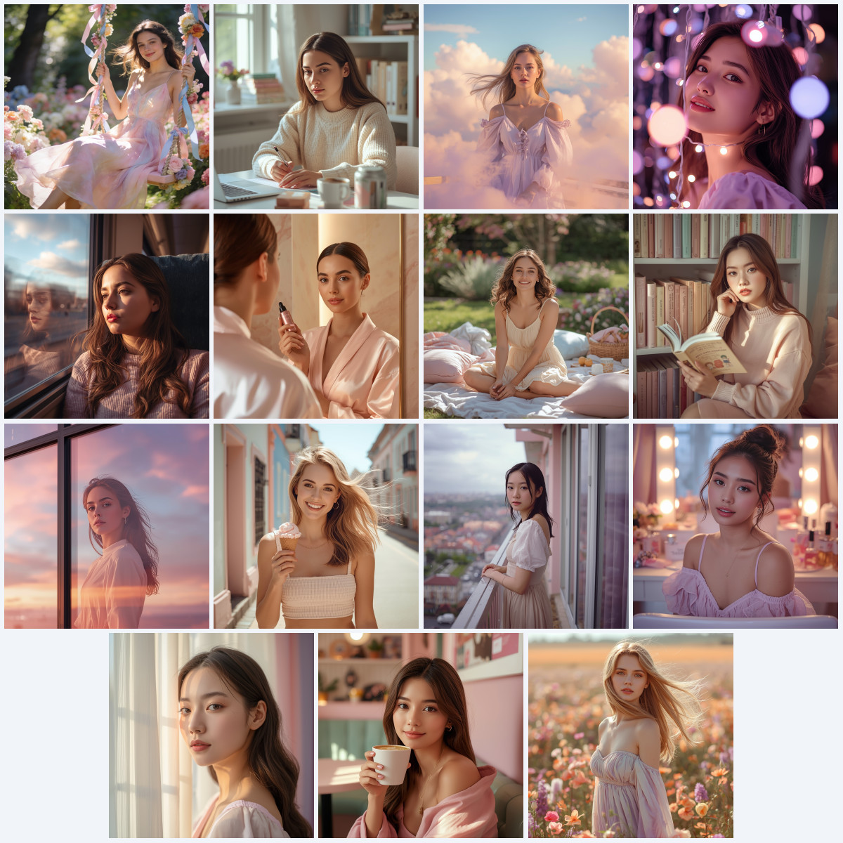 15 NEW Ultra Detailed AI Prompts for Viral Pastel Dream Girl Photos (2026) - Main Thumbnail